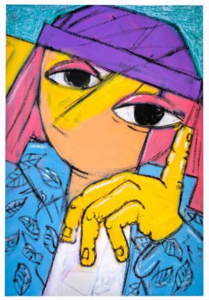"Thinking" A3 Print